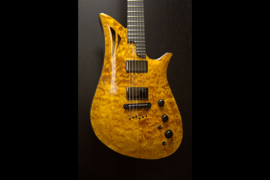 Gold Fusion Guitar Body